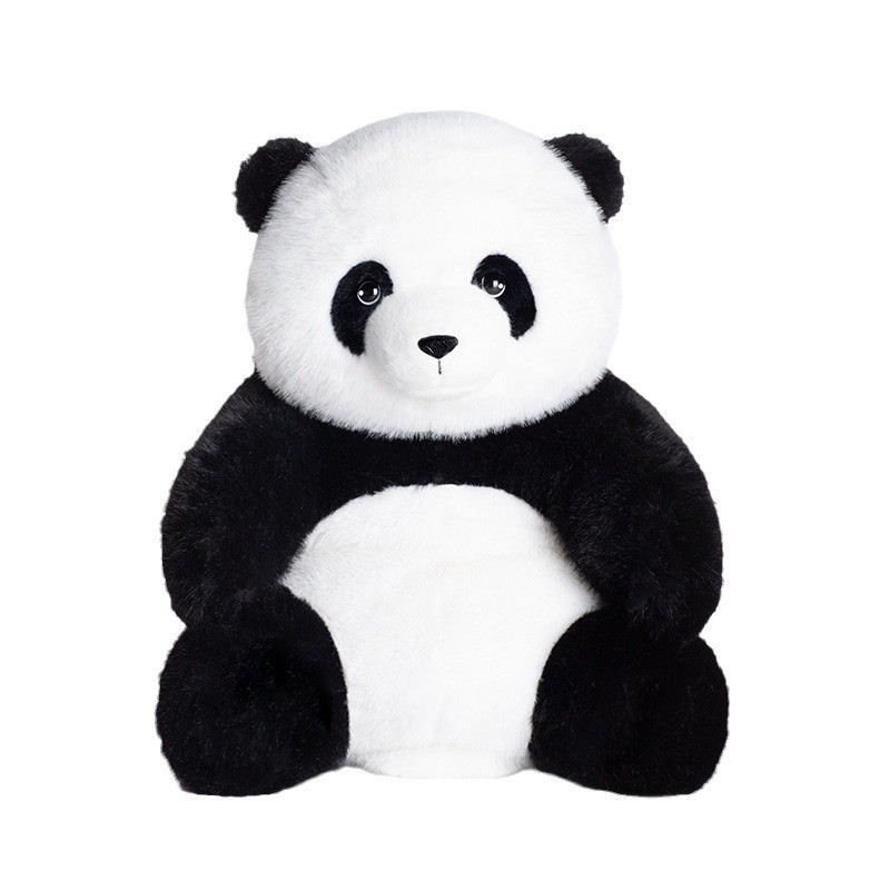 Gấu Trúc Sang Trọng Đồ Chơi Hoa Mô Phỏng Gấu Trúc Lớn Búp Bê Búp Bê Búp Bê Guolai Gối Quà Tặng