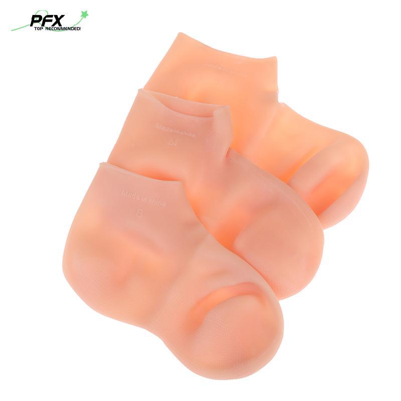 PFX 1 Đôi Tất Chăm Sóc Bàn Chân Spa Silicone Dưỡng Ẩm Gel Chống Nứt Bảo Vệ Không