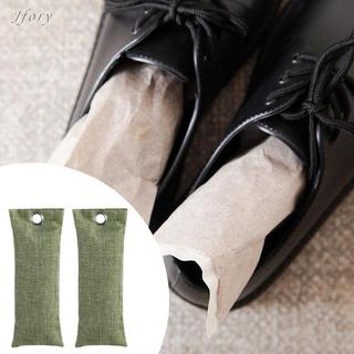 JFORY 2 Túi Khử Mùi Đa Năng - Vải Lanh Thoáng Khí & Tre, Phù Hợp Cho Giày Thể Thao, Tủ Quần Áo, Ô Tô và Phòng Tập Gym