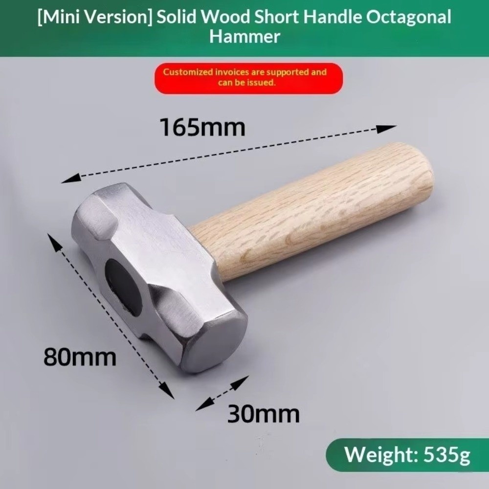 Búa gỗ đa năng SAIA, cán gỗ, đầu thép carbon cao, nhỏ gọn, tiện dụng cho hoạt động ngoài trời