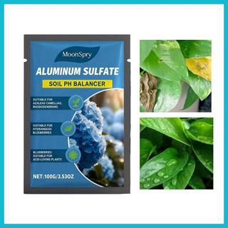 Phân bón Hydrangea Sửa đổi điều chỉnh PH lâu dài 100g Phân bón axit cho cây trồng cho vườn nhà enmdavn