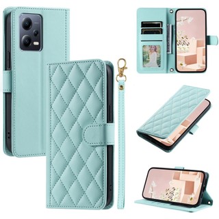 Bao Da Lật Cho Redmi Note 15 14 Pro Plus 13 Pro + 5G 15C 14C 13C Vỏ PU Sang Trọng Ví Từ Tính Có Khe Cắm Thẻ Giá Đỡ Vỏ TPU Mềm Ốp Lưng Vỏ Dây Đeo Tay Mới