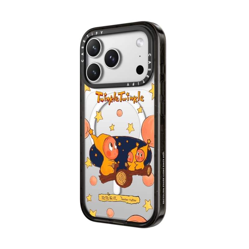 CASECASE X Twinkle Twinkle Case Đen / Xanh da trời / Hồng Bộ sưu tập kẹo Fizz Màu sắc Rõ ràng Cứng Từ tính Vỏ tác động cho Apple IPhone 13 14 15 16 17Pro Max Plus Có Hộp