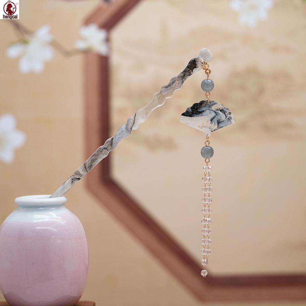 Kẹp tóc bướm tua rua phong cách Trung Hoa cho ngày lễ
