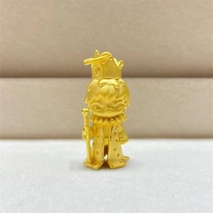 Pop Mart Hirono Hirono King Ono Mặt Dây Chuyền Anime Hoạt Hình Hàng Hóa Mạ Vàng Dễ Thương Ba Chiều Phù Hợp