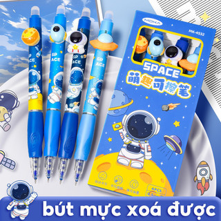 Bút mực xoá được học sinh cấp 2 – Bút gel 0.5mm viết đẹp, mực xanh dễ xoá, thiết kế cute đò dùng học tập cho bé