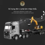 Xe Ben Điều Khiển Từ Xa 9 Kênh – Xe Tự Đổ RC Mô Phỏng Công Trình, Xe Tải Đổ Cho Bé Trai — ảnh 2
