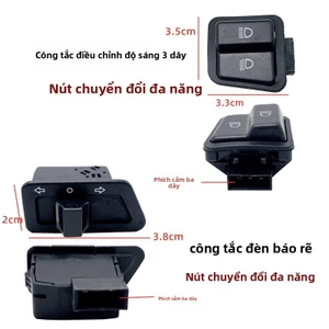 Xe điện ngay lập tức Công tắc chuyển số chính hãng Sừng báo rẽ Nút làm mờ đèn gần nút sửa chữa 0ZDL