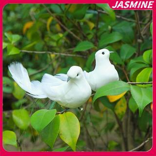 JASMINE 1 Chim Bồ Câu Nhân Tạo Chim Bồ Câu Giả Mô Phỏng Lông Bồ Câu Cây Giáng Sinh Tiệc Cưới Đồ Trang Trí Nhà Trang Trí Phòng Khách JASMINE