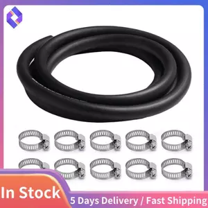 Thẳng 10FT Chiều Dài Ống Nóng Tản Nhiệt Làm Mát Với 10 Kẹp Ống, Đường Kính Trong 5 / 8 Inch Dây Tản Nhiệt Làm Mát