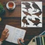 Exhila Nghệ Thuật Ravens Thiết Kế PET Stencil Thuật Ngữ Dài Sử Dụng Trong Các Dự Án Ravens Stenci Dành Cho Nghệ Sĩ Giáo Viên Và Thủ Công Lo