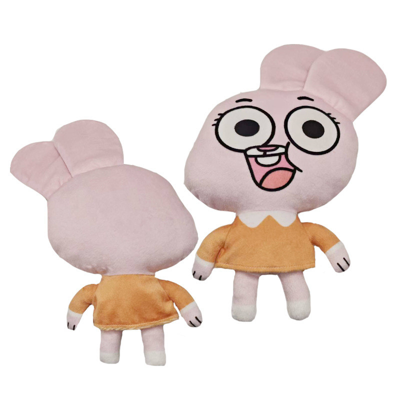 Thế giới tuyệt vời của Gumball Đồ chơi sang trọng - Búp bê nhồi bông mạng hoạt hình Gumball & Darwin dành cho trẻ em và người hâm mộ