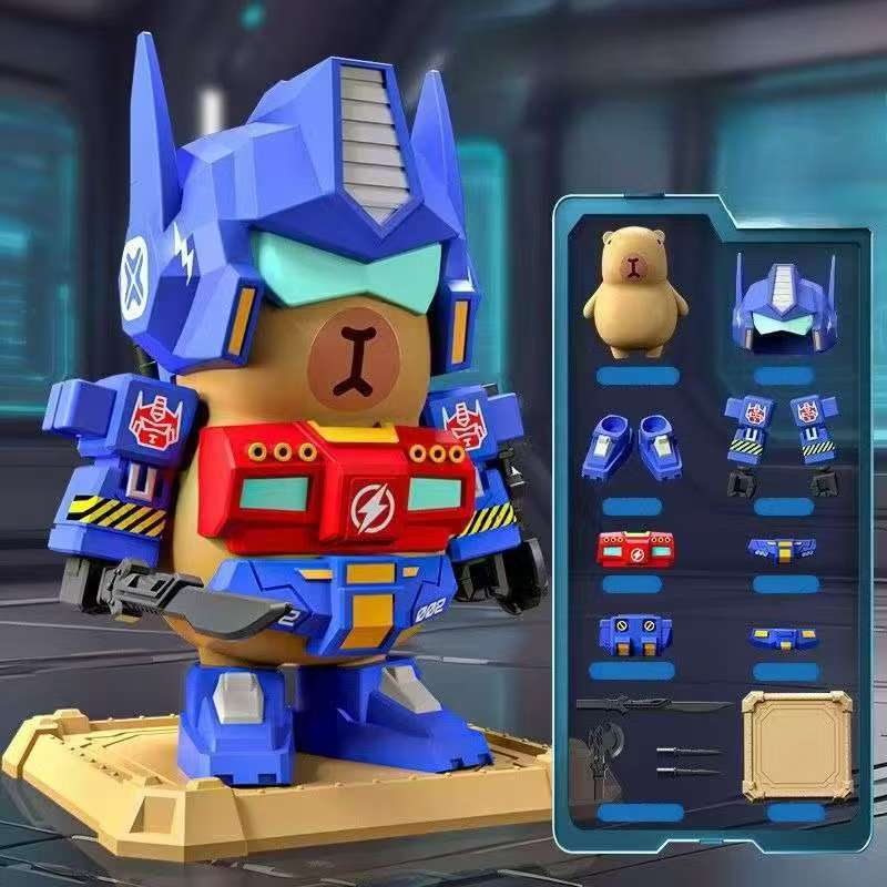 Đồ chơi in 3D Capybara Hình dạng nam châm Một loạt các đồ chơi mô hình nối cho quà tặng trẻ em