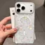 Hoa thỏ nhỏ cho iPhone17pro trường hợp hút từ 11 táo 131516pro sáng tạo 12 nữ