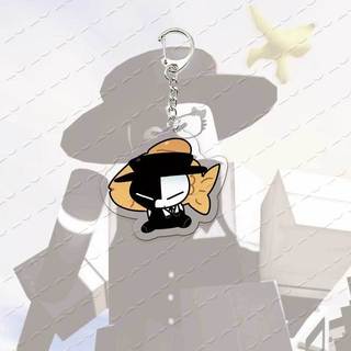 Artful Keychain for Accessories Acrylic Game Die Of Death Artful KeyRing Pendant Chains Jewelry Fans Gifts