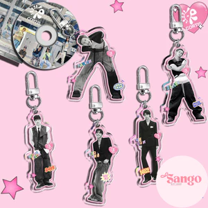 Kpop nhóm nhạc CORTIS KEONHO Keychain Cute Acrylic SEONGHYEON JUHOON JAMES MARTIN Key Ring
