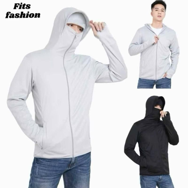 [ÁO 2 LỚP - Có Túi Trong]  Áo Chống Nắng Nam Nữ 2 lớp có Che Trán, Chất liệu Thống Hơi thoáng mát, chống tia UV.