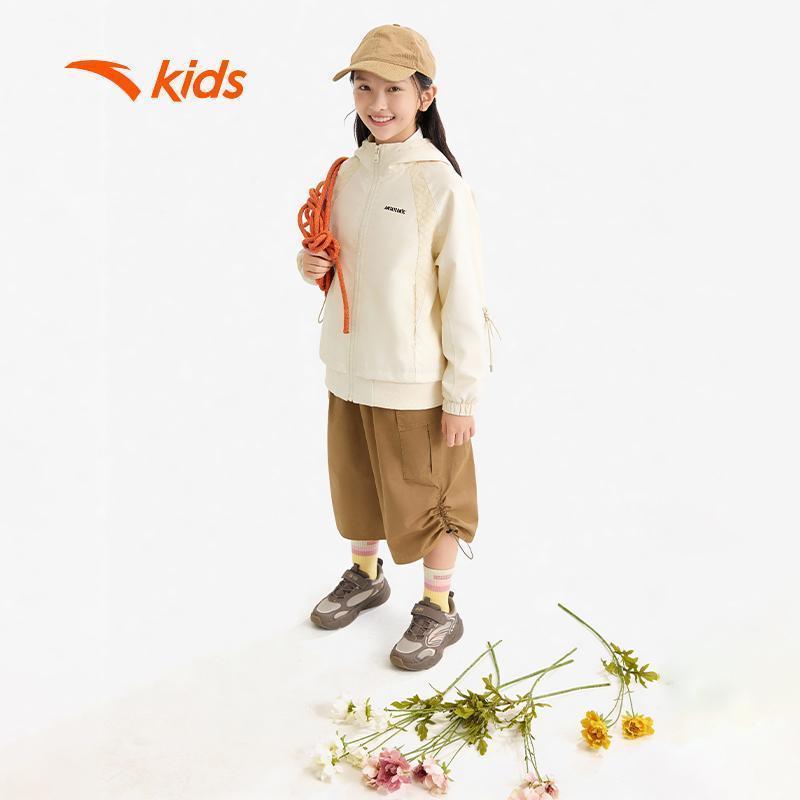 ANTA Kids Áo Khoác Thời Trang Bé Gái Size 130-170 Giữ Ấm, Cản Gió, Thoải Mái Vận Động 3626A8610
