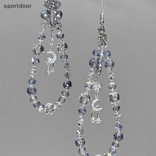 [sportoutdoor] 1 Cái Trong Suốt Nhiều Màu Sắc Kim Cương Giả Ngôi Sao Mặt Trăng Dây Điện Thoại Túi Xách Quyến Rũ Móc Khóa Thời Trang Lấp Lánh Hạt Pha Lê Mặt Dây Chuyền Dành Cho Nữ [out]
