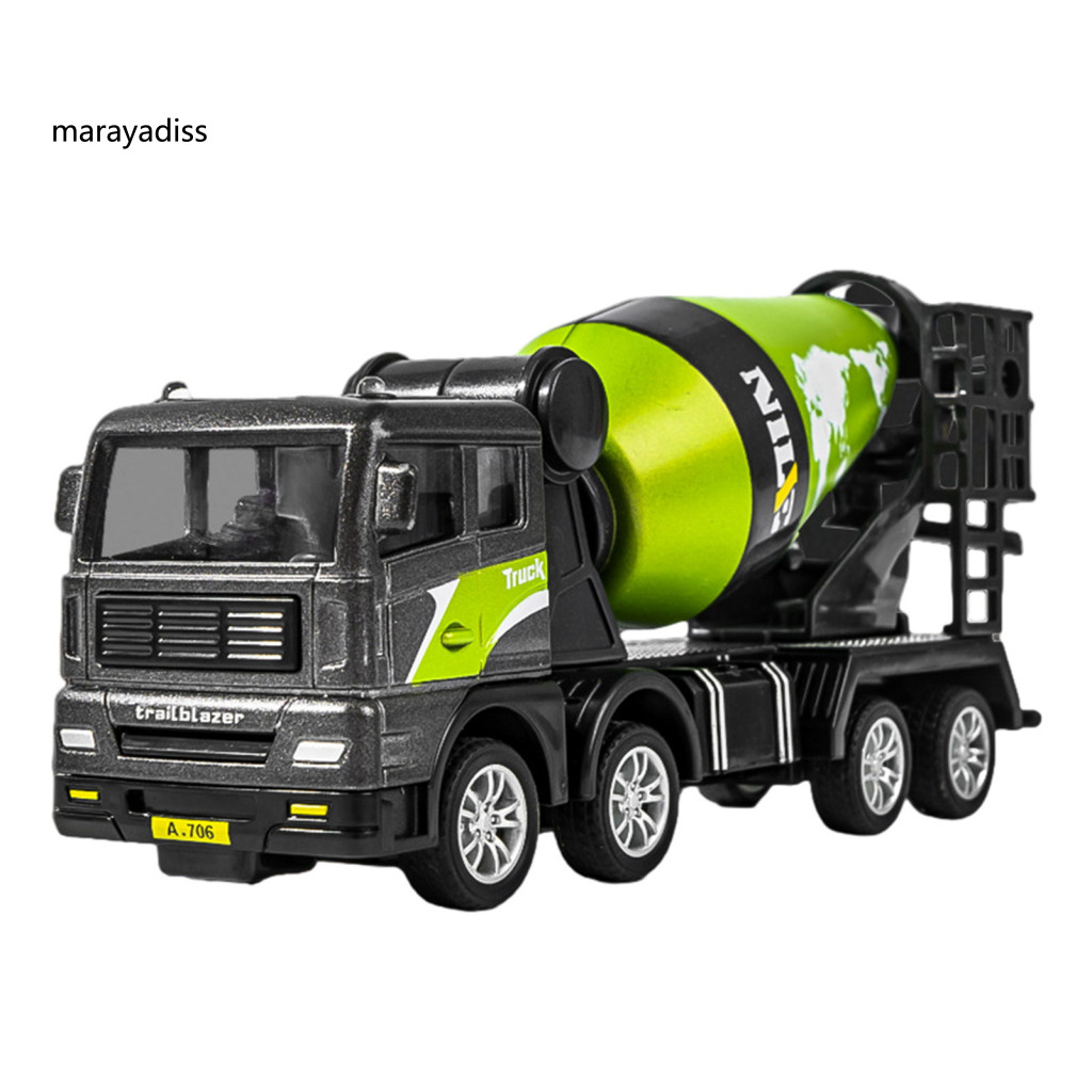 < MYS > Đồ chơi máy xúc trẻ em Bộ đồ chơi xe tải xây dựng cho trẻ em – Xe kỹ thuật truyền động quán tính có khớp di chuyển Máy xúc giáo dục Máy trộn cần cẩu cho trẻ mới biết đi