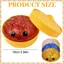Bánh bao SMILE Đồ chơi Squishy, mềm có khả năng phục hồi chậm hấp Nhồi bông Squishy Pinch Le, Long lanh với hấp Fidget Bóp bột giải nén để giảm căng thẳng lo âu