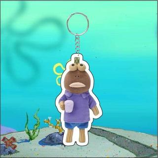 Beikini eBotteom Budsdies Keychain Resin Ganci Spongebob Resin Gantungan Kunci Custom Free Desain Ganci Aesthetic - Cool