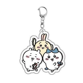 Gantungan Kunci Chiikawa Usagi Karakter Lucu Imut Akrilik Bening Transparan Keychain Hadiah Anime Kawai Kado Figure