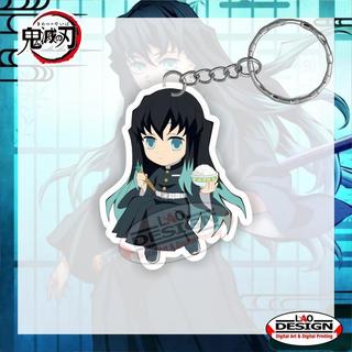 Gantungan Kunci MUICHIRO TOKITO HASHIRA KABUT Demon Slayer Kimetsu No Yaiba - Gantungan Kunci Akrilik - Gantungan Kunci