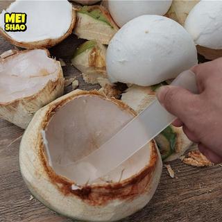 MeiShao Đào Dừa Dụng Cụ Nhựa Tẩy Thịt, Cạo Râu, Cắt Trứng, Dao Trái Cây Mềm, Có Thể Giặt