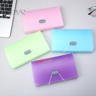 (TFT) A6 Mở Rộng Ví Organ Túi Tập Tin Chống Thấm Nước Tổ Chức Sách Dữ Liệu 13 Lớp MỚI