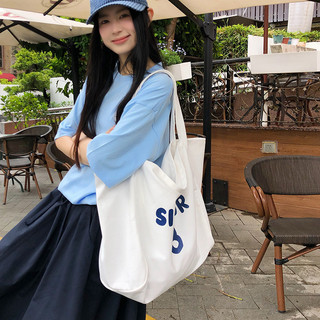 Túi Mùa Hè Nữ Dung Tích Lớn Một Vai Túi Vải Di Động Thông Thường Màu Dopamine Lớp Học Sinh Tote Túi Mua Sắm 26.3.11 OQU5