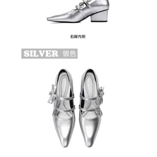 Giày Mary Jane đế dày mới của Pháp Giày cao gót nhọn