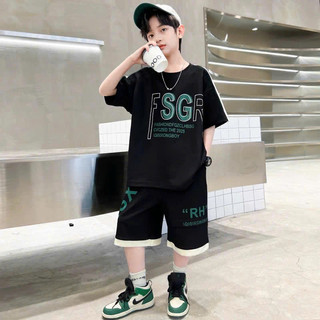 Bộ quần áo bé trai 18-52kg mẫu RSGR chất liệu thoáng mát, thấm hút mồ hôi. Thiết kế năng động. NL9