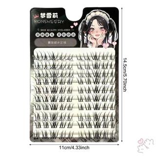 Wispy Cluster Eyelash Extensions Spiky Manga Lash Extensions để mua sắm Hẹn hò Sử dụng hàng ngày