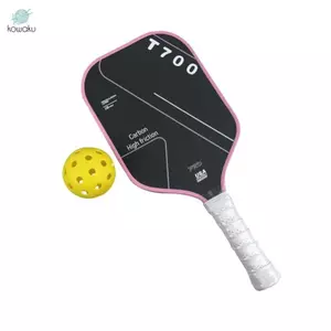 Pickleball Mái Chèo Sợi Carbon Dày 16mm, Tay Cầm Chống Trơn Trượt, kèm bóng - Đồ Thể Thao
