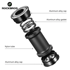 ROCKBROS Giá đỡ đáy hộp mực 68-120MM Hợp kim nhôm kín Vòng bi kép mịn chống nước nhẹ