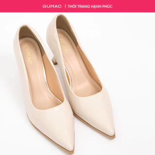 Giày cao gót nữ GUMAC da vân  GF04042