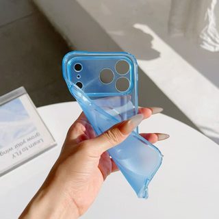 Cửa sổ toàn cảnh siêu mỏng ngay lập tức biến thành vỏ điện thoại màu hồng đào 17 màu hồng, thích hợp cho iPhone 11, 12, 13, 14, 15, 16, 17 Pro Max Ốp mềm TPU chống rơi toàn diện