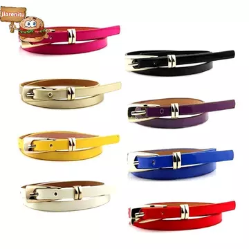 Jia 1Pc 12 Màu Kẹo Thắt Lưng Da Nữ Skinny Mỏng Đầm Thắt Lưng Thắt Lưng Dây Thắt Lưng Đầm Áo Thắt Lưng Quần Jean Thắt Lưng jiarenitu