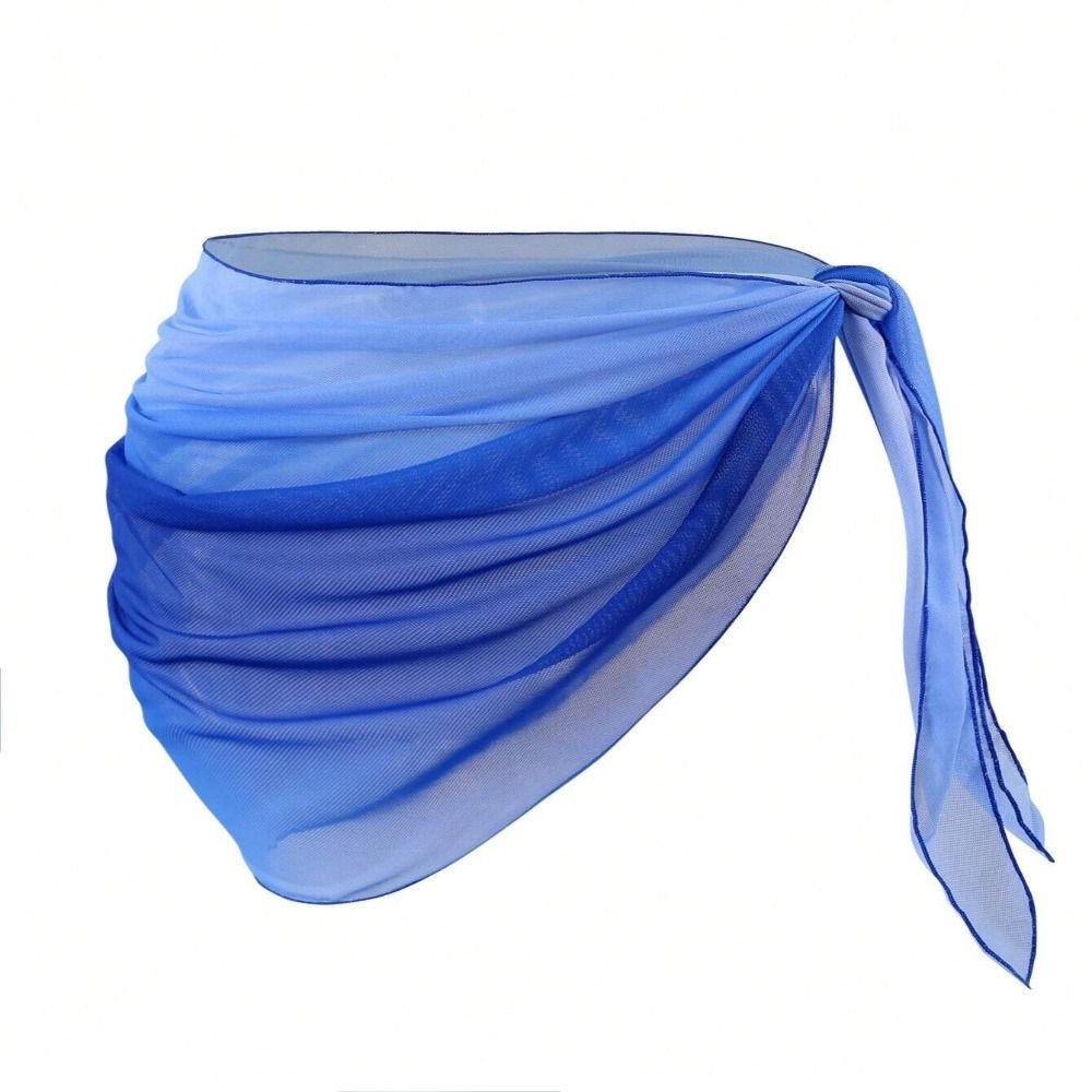 Đầm đi biển NICOLOO, Chất liệu voan Áo tắm dài ngắn Coverups, Thiết kế gợi cảm Vải Sheer Bảo vệ UPF Thoáng khí khô nhanh Sarongs Đồ bơi
