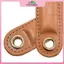 MYPANDA 2 Chiếc Túi Da PU Tay Cầm Túi Xách Handmade Dây Đeo Ví Tay Cầm Túi Ngắn Thắt Lưng Túi DIY Phụ Kiện Thay Thế.