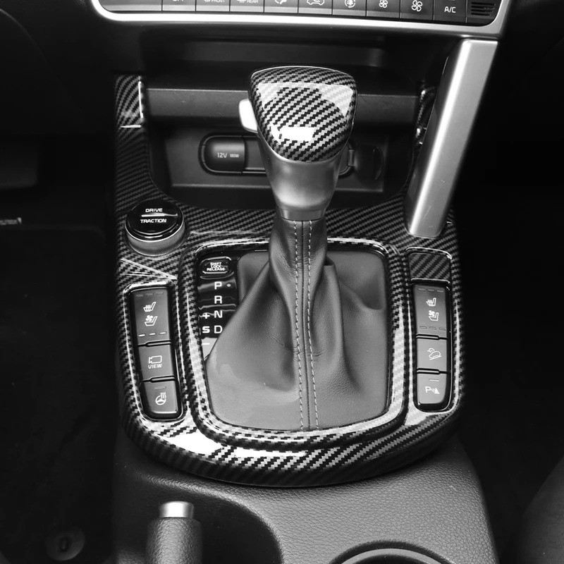 Dành Cho Xe Kia SELTOS 2021-2023 Xe Điều Chỉnh Sợi Carbon Điều Khiển Trung Tâm Bao Viền Phụ Kiện Nội Thất Ô Tô LHD