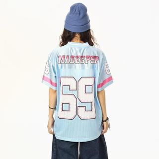 Áo Thun Nam Ngắn Tay Cổ Chữ V, Phong Cách Thời Trang Mỹ, Thoáng Khí, Unisex