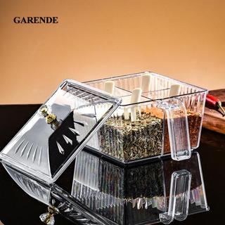 Hộp đựng gia vị 4 trong 1 Garende kèm thìa, Hộp đựng gia vị, Nhiều ngăn