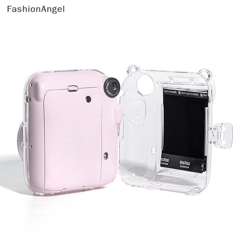 FashionAngel Cho Fujifilm Instax Mini 12 Vỏ Máy Ảnh Trong Suốt Bảo Vệ Mang Theo Túi Có Dây Đeo Vai Túi Bảo Quản VN