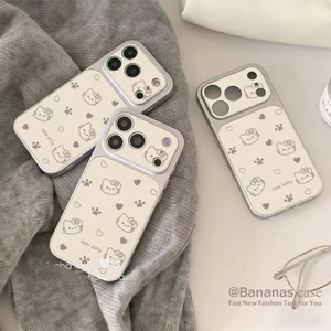 Ốp Điện Thoại Da Mèo Paw Line KT Dễ Thương Cho iPhone 17 16 15 14 13 12 11 Pro Max X Xr Xs Max