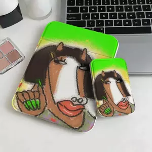 Cổ điển mát mẻ ngựa Gương Trang Điểm Gập Đa Năng, Phù Hợp Dùng Văn Phòng Du Lịch