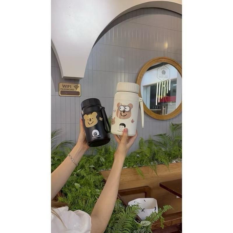 [ Kèm Sticker ] Bình giữ nhiệt GUCGRES Fashion Cup 1000ml,Lõi  inox 316, có lưới lọc trà, , siêu xinh. C87 SHOP