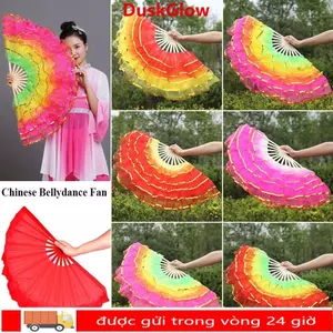 Đoản cờ vũ đạo lụa DUSKGLOW nhiều màu sắc cho thực hành dài