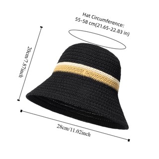 FashionExpress Mũ Xô vành rộng chống nắng, vành phẳng, thoáng khí, bảo vệ khỏi tia UV